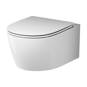 AM.PM Wand-WC X-Joy S, spülrandlos mit Softclosing-Sitz, weiß.